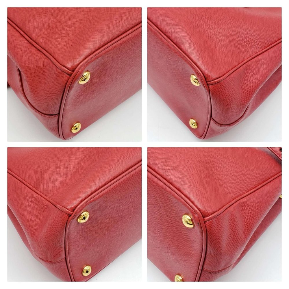 100% Authentic Prada Saffiano Small Red Shoulder Bag - Picture 12 of 16